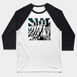 FAB FIVE II Retro Pixel II 70S Baseball T-Shirt